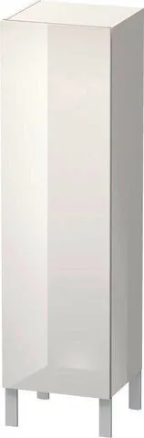 Duravit Halbhochschrank L-Cube 363x400x1320mm 1 Tür, TA li., weiß hochglanz