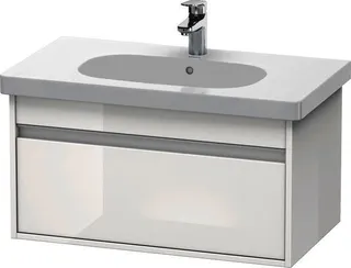 DU WTU wandhängend Ketho 455x800x410mm 1 Auszug, für 034285, weiß hochglanz
