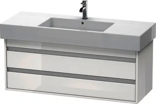 DU WTU wandhängend Ketho 455x1200x480mm 2 SchKa, für 032912, weiß hochglanz