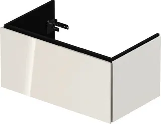 Duravit WTU wandhängend L-Cube 481x820x400mm 1 Auszug, f.233683, weiß hochglanz – Bild 4