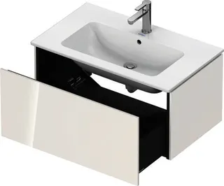 Duravit WTU wandhängend L-Cube 481x820x400mm 1 Auszug, f.233683, weiß hochglanz – Bild 5