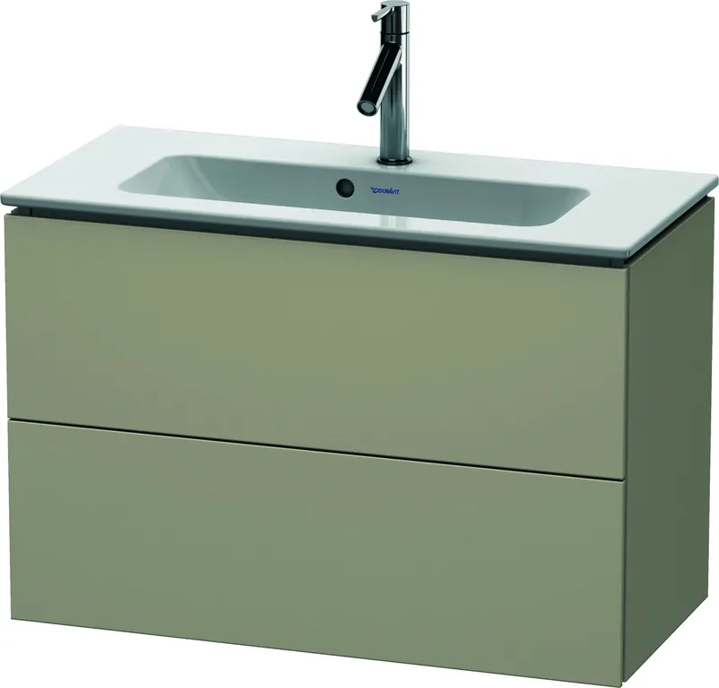 Duravit WTU Compact L-Cube 550x820x391mm 2 Schubkästen, Taupe