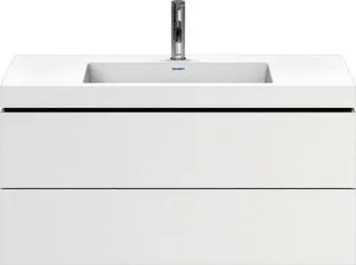 Duravit WTU L-Cube m. Vero Air 500x1000x480mm 1 HL, 2 SchKa, Weiß Matt – Bild 2