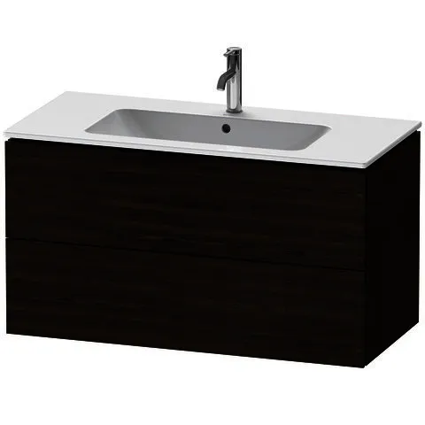 Duravit WTU wandhängend L-Cube 481x1020x550mm 2 SchKa, f.233610, nussbaum gebürstet