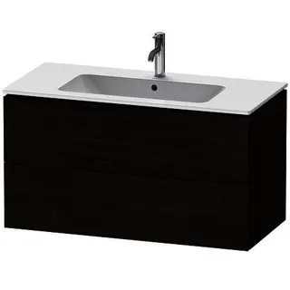 DU WTU wandhängend L-Cube 481x1020x550mm 2 SchKa, f.233610, nussbaum gebürstet