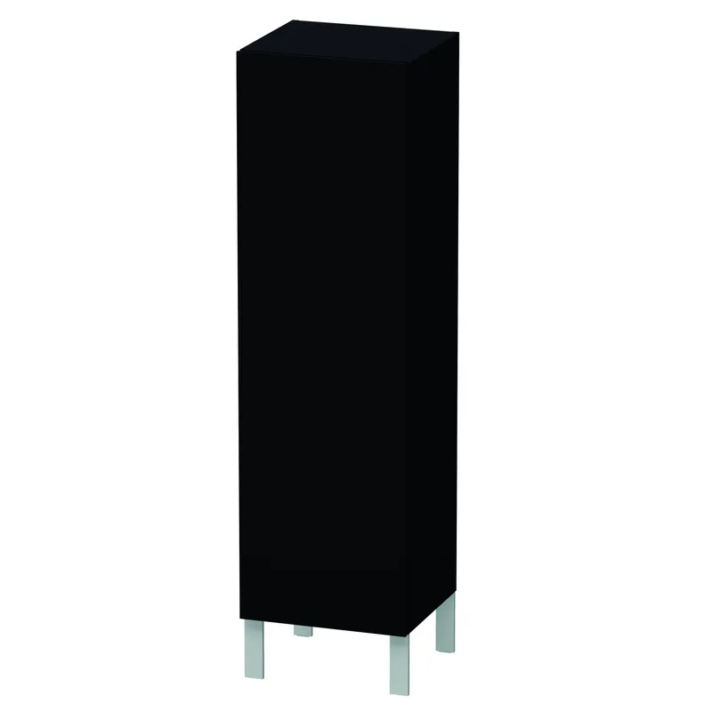 Duravit Halbhochschrank L-Cube 363x400x1320mm 1 Tür, TA re., graphit supermatt