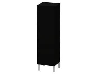 Duravit Halbhochschrank L-Cube 363x400x1320mm 1 Tür, TA re., graphit supermatt – Bild 3
