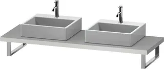 DU Konsole variabel L-Cube 2 Ausschn.,45xvarx550,Weiß Matt