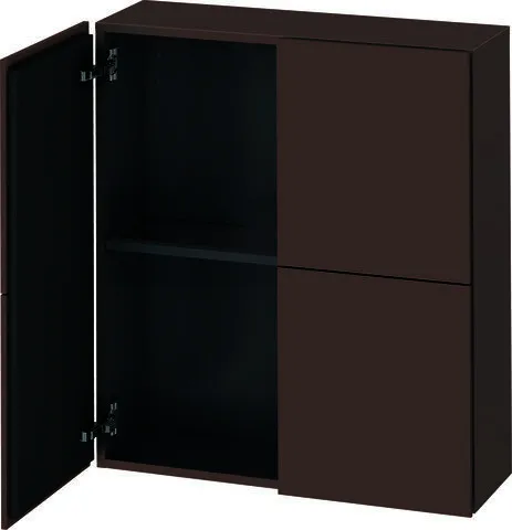 Duravit Halbhochschrank L-Cube 243x700x800mm 2 Türen, basalt matt