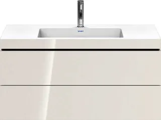 Duravit WTU L-Cube m. Vero Air 500x1000x480mm 1 HL, 2 SchKa, Weiß Hochglanz – Bild 3