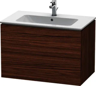 Duravit WTU wandhängend L-Cube 481x820x550mm 2 SchKa, f.233683, Nussbaum Dunkel – Bild 2