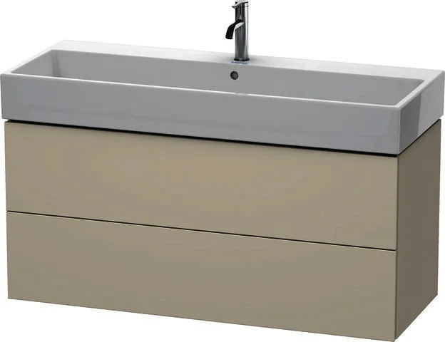 Duravit WTU L-Cube 544x1184x459mm 2 Schubkästen, Taupe