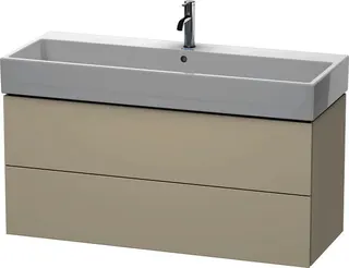 DU WTU L-Cube 544x1184x459mm 2 Schubkästen, Taupe