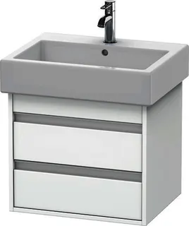 Duravit WTU wandhängend Ketho 440x550x480mm 2 SchKa, für 045460, weiß matt – Bild 2