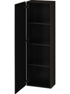 Duravit Halbhochschrank L-Cube 243x400x1320mm 1 Tür, TA li., flannel grey hochglanz – Bild 3