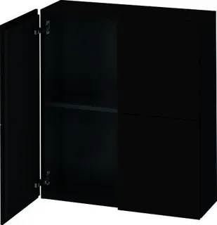 Duravit Halbhochschrank L-Cube 243x700x800mm 2 Türen, graphit matt