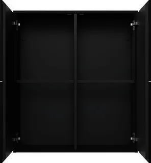 Duravit Halbhochschrank L-Cube 243x700x800mm 2 Türen, graphit matt – Bild 3