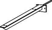 Duravit Konsolenträger Universal 420x90mm unsichtbar, T-förmig – Bild 2
