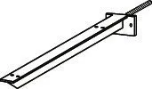 Duravit Konsolenträger Universal 420x90mm unsichtbar, T-förmig – Bild 3