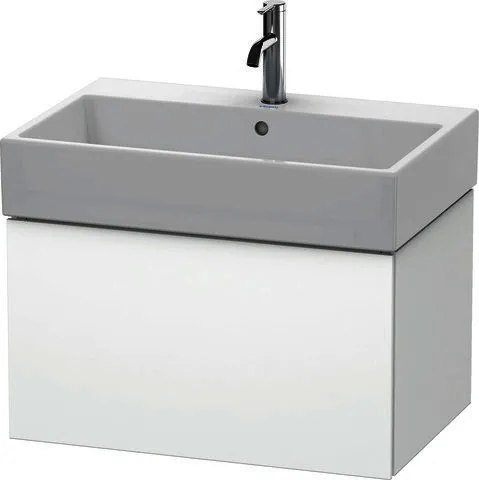 Duravit WTU L-Cube 394x684x459mm 1 Auszug, Weiß Matt