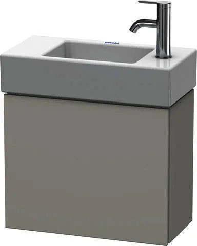 Duravit WTU L-Cube 400x480x240mm,wandhängend 1 Tür, TA links, Betongrau Matt