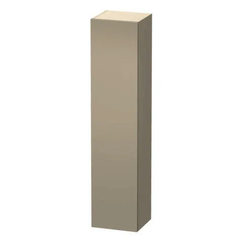 Duravit Hochschrank L-Cube 363x400x1760mm 1 Tür, TA re., taupe