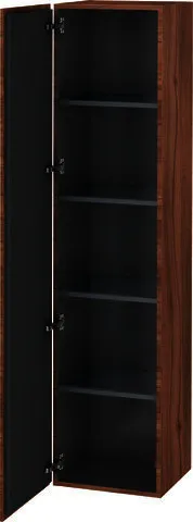 Duravit Hochschrank L-Cube 363x400x1760mm 1 Tür, TA li., nussbaum natur