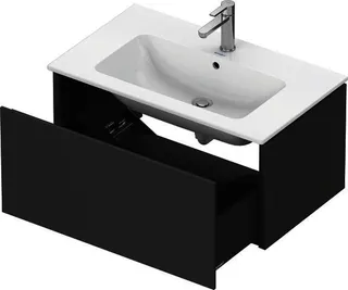 Duravit WTU wandhängend L-Cube 481x820x400mm 1 Auszug, f.233683, graphit matt – Bild 4