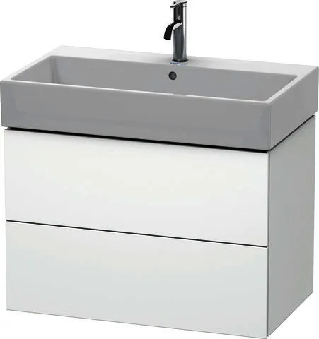 Duravit WTU L-Cube 544x784x459mm 2 Schubkästen, Weiß Matt