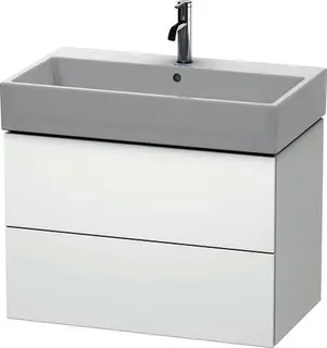 DU WTU L-Cube 544x784x459mm 2 Schubkästen, Weiß Matt
