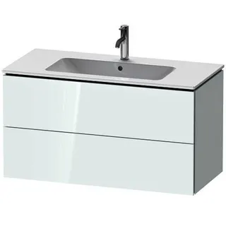 DU WTU wandhängend L-Cube 481x1020x550mm 2 SchKa, f.233610, weiß hochglanz lack
