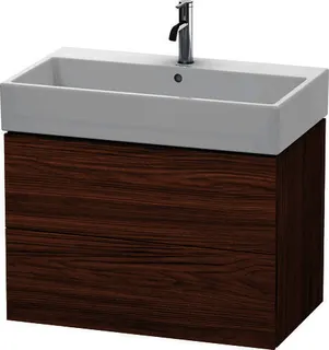 DU WTU L-Cube 544x784x459mm 2 Schubkästen, Nussbaum Dunkel