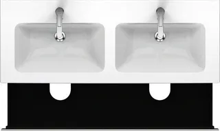 DU WTU wandh. L-Cube 481x1290x550mm 2 SchKa, f.233613, weiß matt