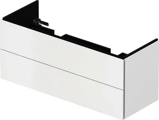 Duravit WTU wandh. L-Cube 481x1290x550mm 2 SchKa, f.233613, weiß matt – Bild 4