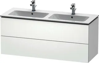 Duravit WTU wandh. L-Cube 481x1290x550mm 2 SchKa, f.233613, weiß matt – Bild 5