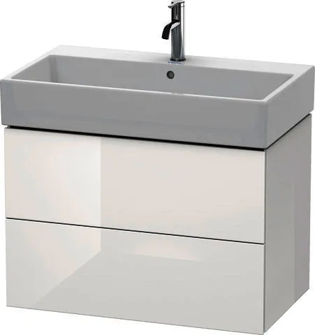 Duravit WTU L-Cube 544x784x459mm 2 Schubkästen, Weiß Hochglanz