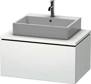 DU WTU für Konsole L-Cube 400x820x547mm 1 Auszug, Weiß Matt
