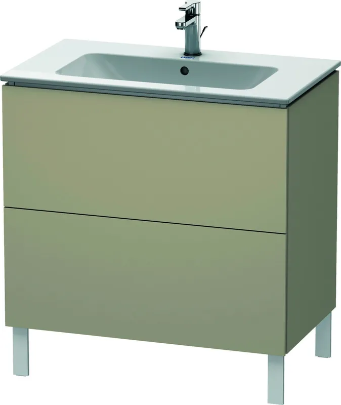 Duravit WTU stehend L-Cube 481x820x704mm 2 Auszüge, f.233683, taupe
