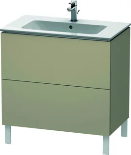 DU WTU stehend L-Cube 481x820x704mm 2 Auszüge, f.233683, taupe