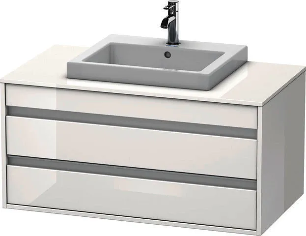 Duravit WTU wandhängend Ketho 550x1000x496mm 2 SchKa, für EBWT mi., weiß hochglanz