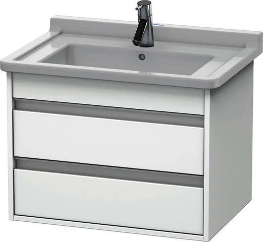 Duravit WTU wandhängend Ketho 455x650x480mm 2 SchKa, für 030470, weiß matt