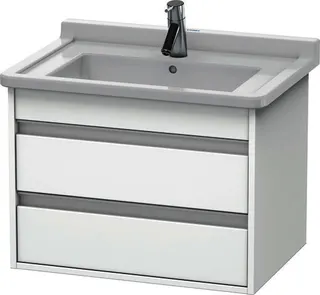 DU WTU wandhängend Ketho 455x650x480mm 2 SchKa, für 030470, weiß matt