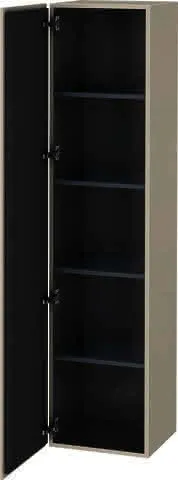 Duravit Hochschrank L-Cube 363x400x1760mm 1 Tür, TA li., taupe