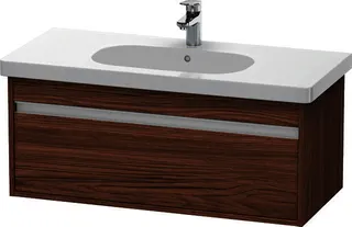 DU WTU wandhängend Ketho 455x1000x410mm 1 Auszug, für 034210, Nussbaum Dunkel