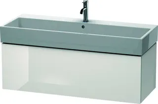 DU WTU L-Cube 394x1184x459mm 1 Auszug, Weiß Hochglanz