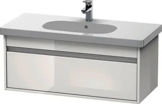 DU WTU wandhängend Ketho 455x1000x410mm 1 Auszug, für 034210, weiß hochglanz