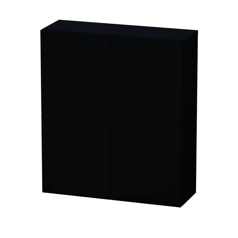 Duravit Halbhochschrank L-Cube 243x700x800mm 2 Türen, graphit supermatt