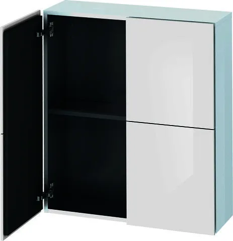 Duravit Halbhochschrank L-Cube 243x700x800mm 2 Türen, weiß hochglanz lack
