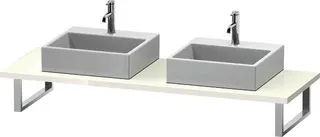 DU Konsole variabel L-Cube 2 Ausschn.,30xvarx550,Weiß Hochglanz