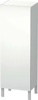 Duravit Halbhochschrank L-Cube 363x500x1320mm 1 Tür, TA li., weiß matt
